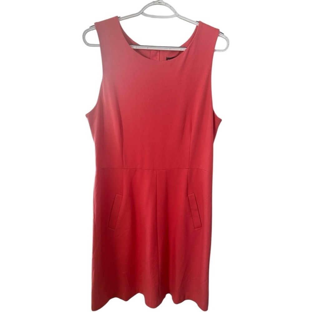 Banana Republic Mad Men Collection Red Fit & Flare Dress Size 14 - Picture 9 of 10